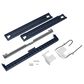 Samsung Bespoke 5.3 Cu. Ft. Front Load Washer and 7.6 Cu. Ft. Electric Dryer Laundry Pair with Stacking Kit in Brushed Navy, , large