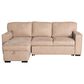 Modern Market Sleeper Sofa with Reversible Chaise in Beige, , large