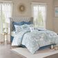 Hampton Park Isla 8-Piece Queen Reversible Comforter Set in Blue, , large
