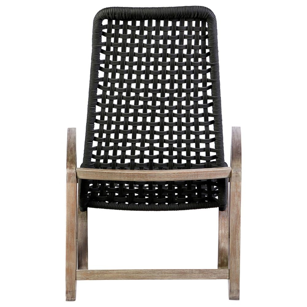 Blue River Sequoia Patio Rocking Chair in Charcoal and Light Eucalyptus, , large