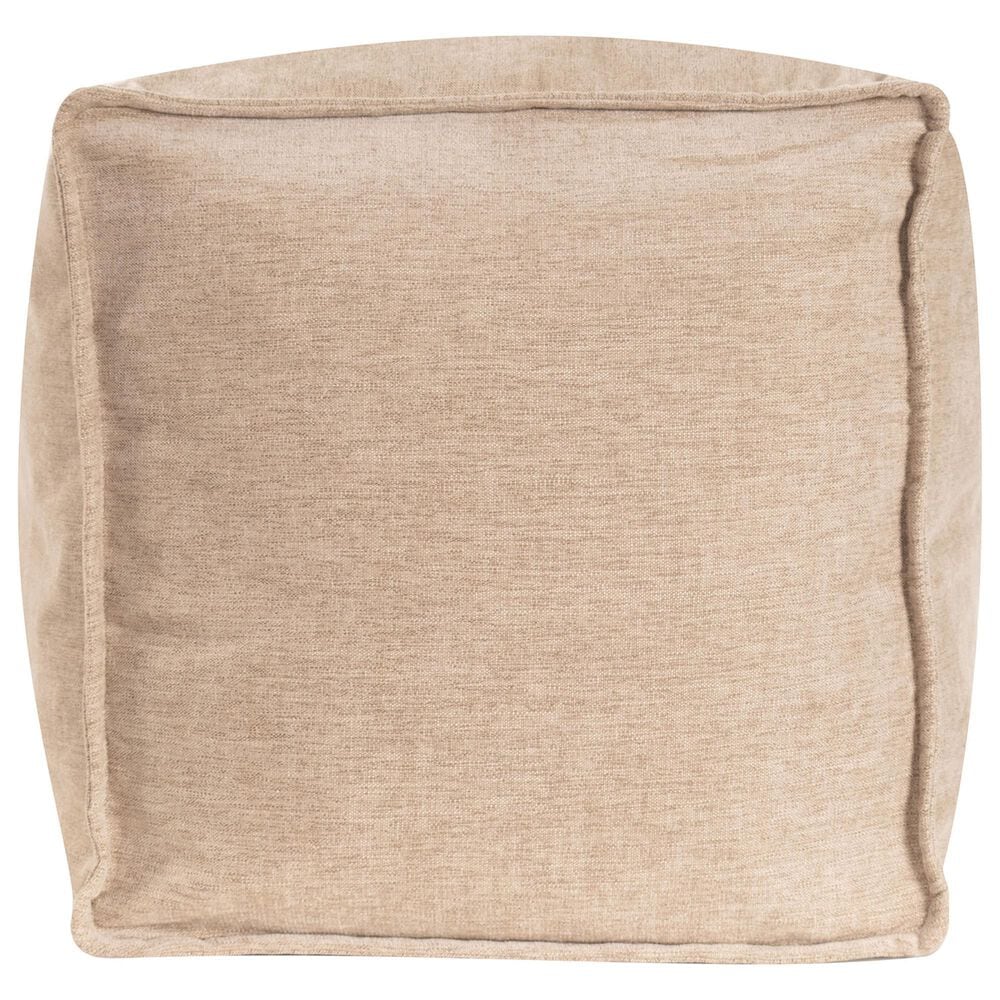 Howard Elliott Komodo Square Pouf in Sand, , large