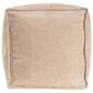 Howard Elliott Komodo Square Pouf in Sand, , large