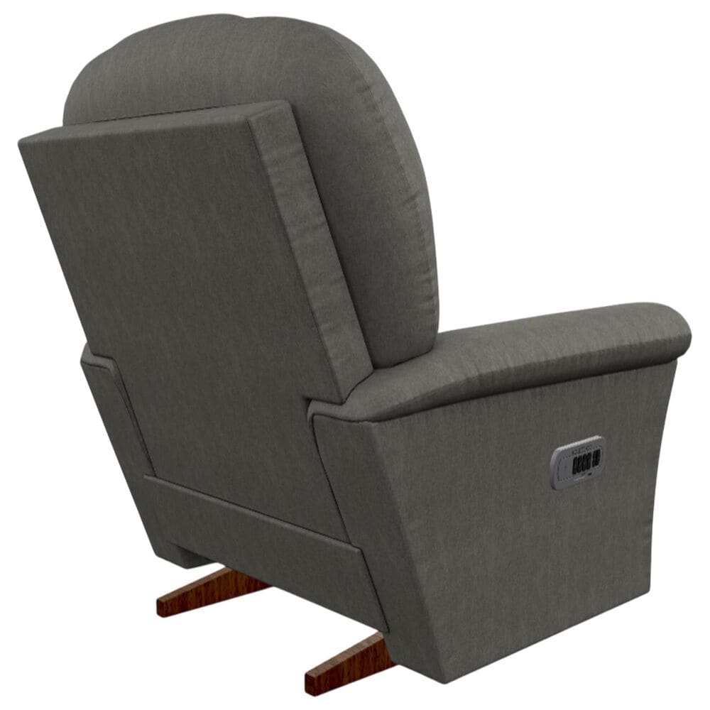 La-Z-Boy Jasper Power Rocking Recliner with Headrest and Lumbar in Flannel, , large