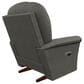La-Z-Boy Jasper Power Rocking Recliner with Headrest and Lumbar in Flannel, , large
