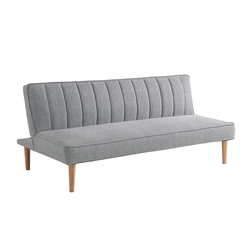 Lifestyle Solutions Salem Convertible Sofa in Light Gray, , large