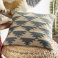 Surya Gada 18" Toss Pillow in Teal/Khaki/Beige, , large