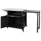 Hearth and Haven Patio Serving Cart in Matte Black, , large