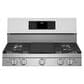 Cafe 5.6 Cu. Ft. Freestanding Gas Range with Convection in Stainless Steel, , large