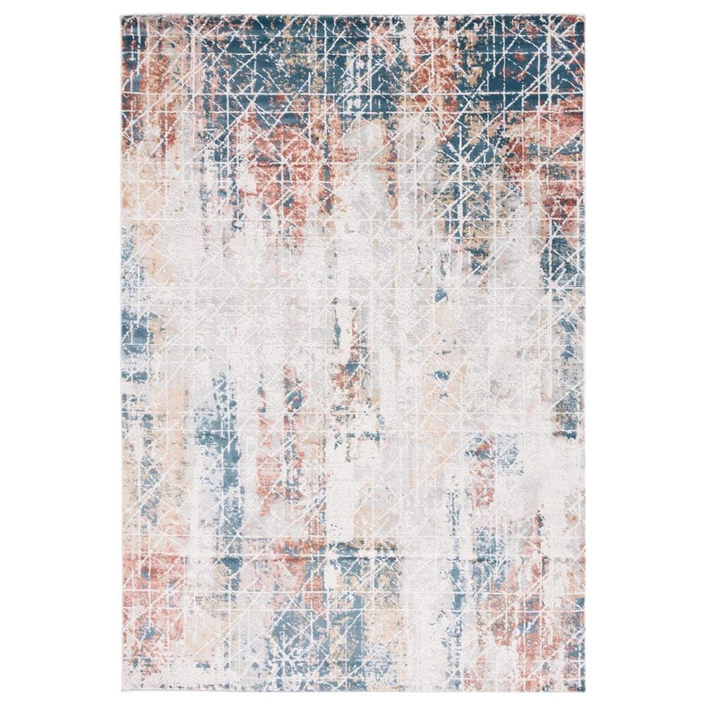 Safavieh Invista 8" x 10" Grey and Dark Grey Area Rug, , large
