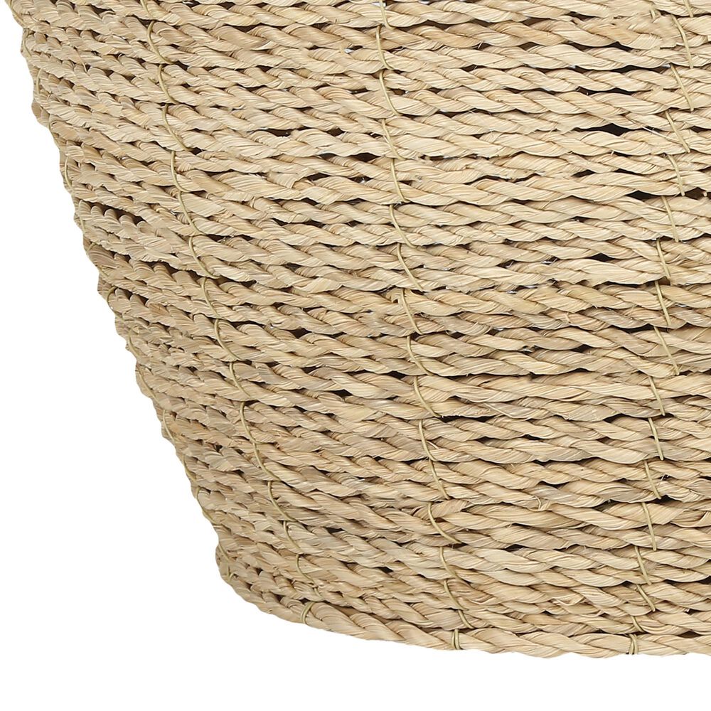 Hearth and Haven 25" Rattan Table Lamp with Beige Shade in Natural, , large