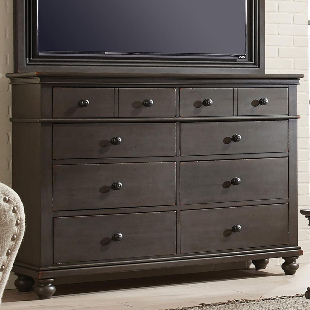 Riva Ridge Oxford 8-Drawer Dresser in Peppercorn, , large