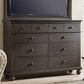 Riva Ridge Oxford 8-Drawer Dresser in Peppercorn, , large
