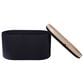 Rta Products Storage Ottoman with Reversible Tray Top in Black, , large