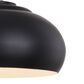 Vaxcel Belmont 2-Light Bathroom Vanity in Matte Black and Satin Brass, , large
