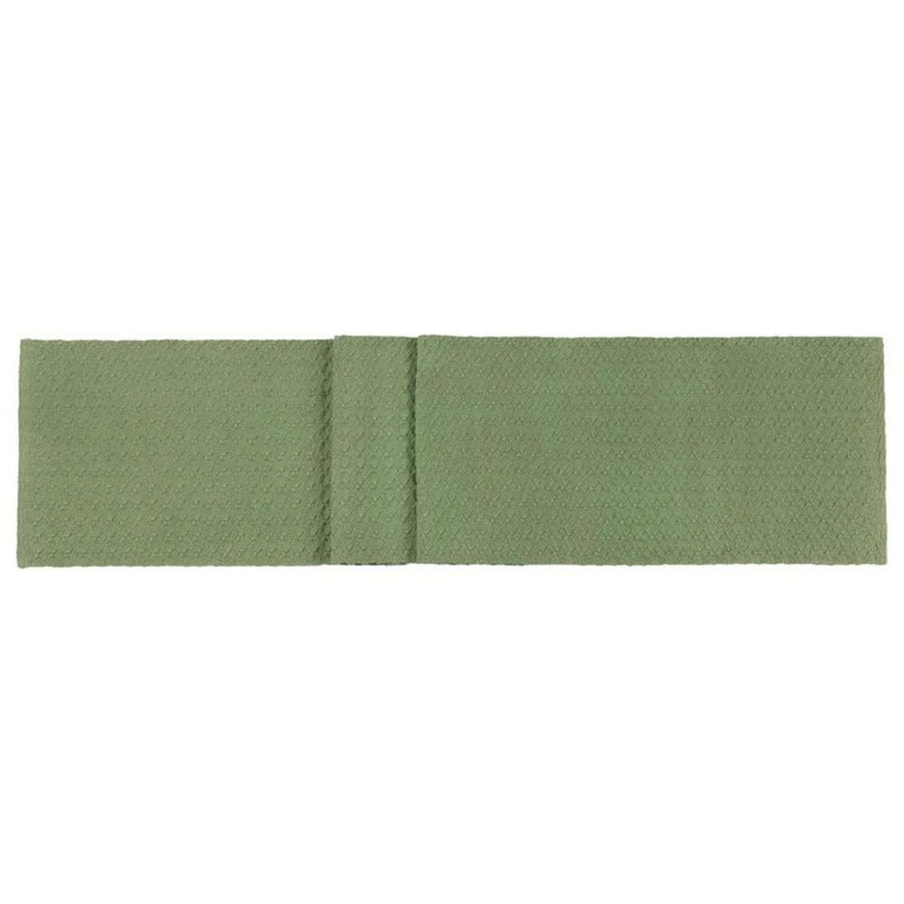Boston International Cobble Woven Table Runner in Sage Green, , large