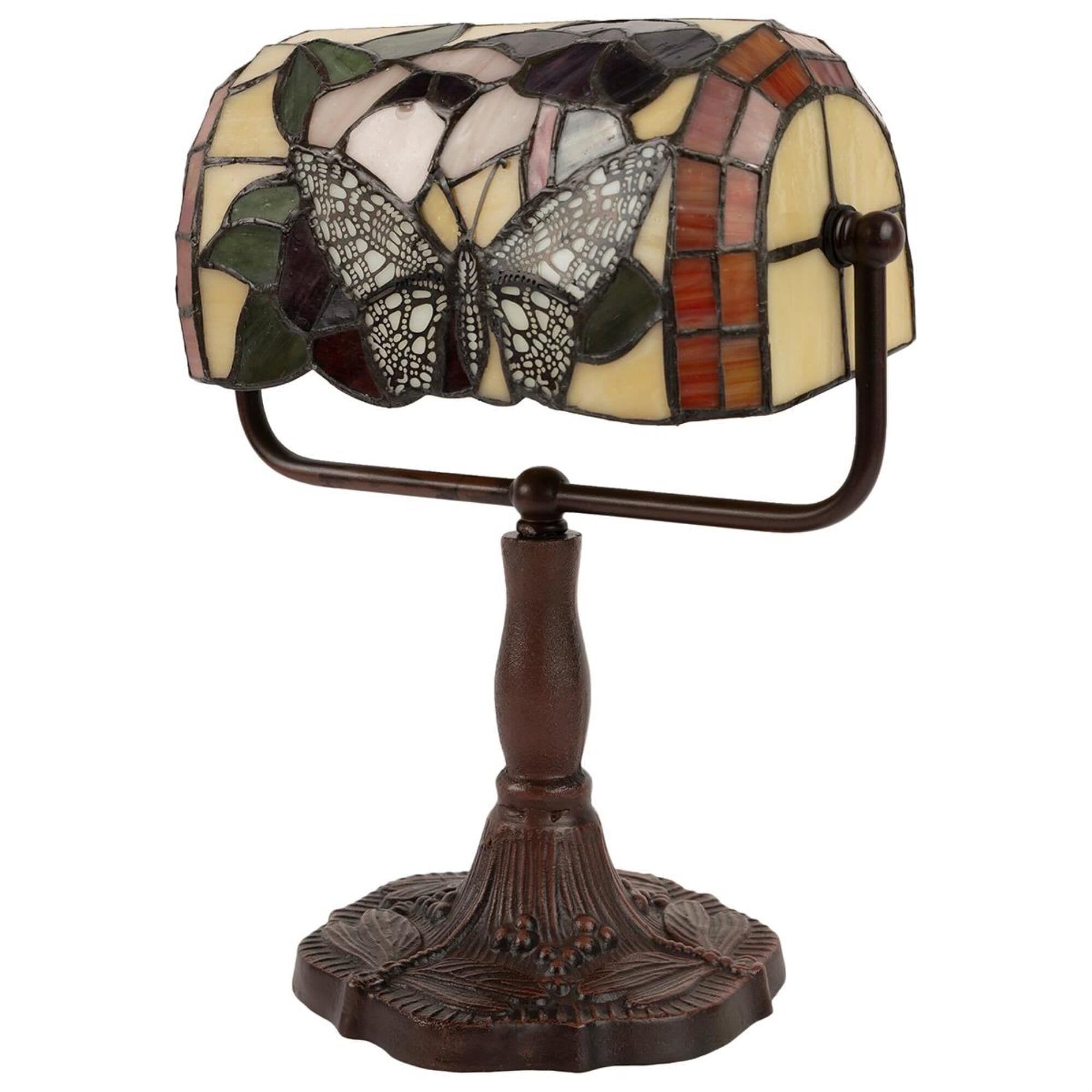 Bankers lamp shade stained glass cheap