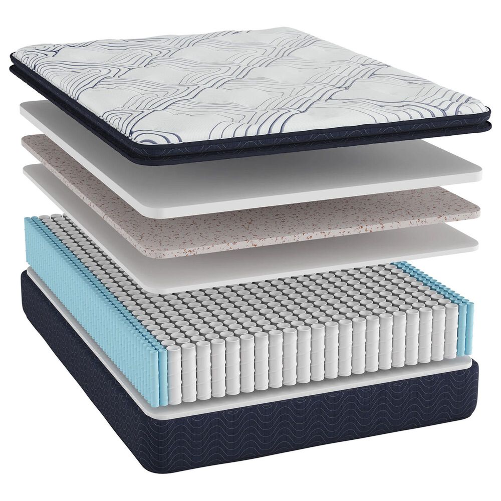Southerland Teton Medium Pillow Top King Mattress with Low Profile Box Springs, , large