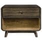 New Heritage Design Rex 1-Drawer Nightstand in Walnut, , large