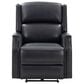Barcalounger Leather Power Recliner in Shoreham Blue, , large