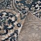 Central Oriental Tulsa Ledyard 5" x 7"3" White Sand and Blue Navy Area Rug, , large