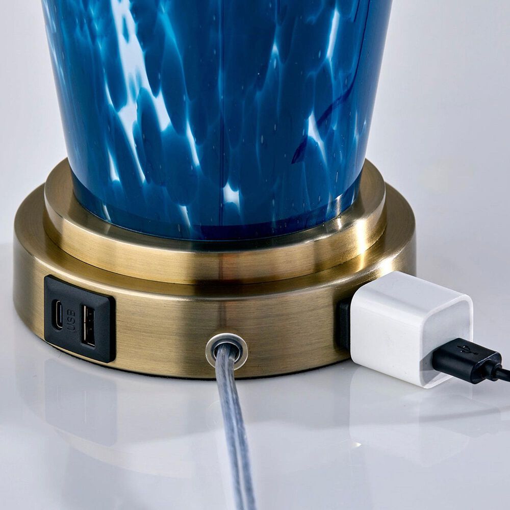 Adesso Grady Table Lamp in Blue (Set of 2), , large