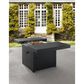 Plank And Hide Co 34" Square Firepit Top & Base in Black, , large