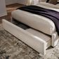 Ashley Shoralli King Upholstered Storage Bed in Beige, , large