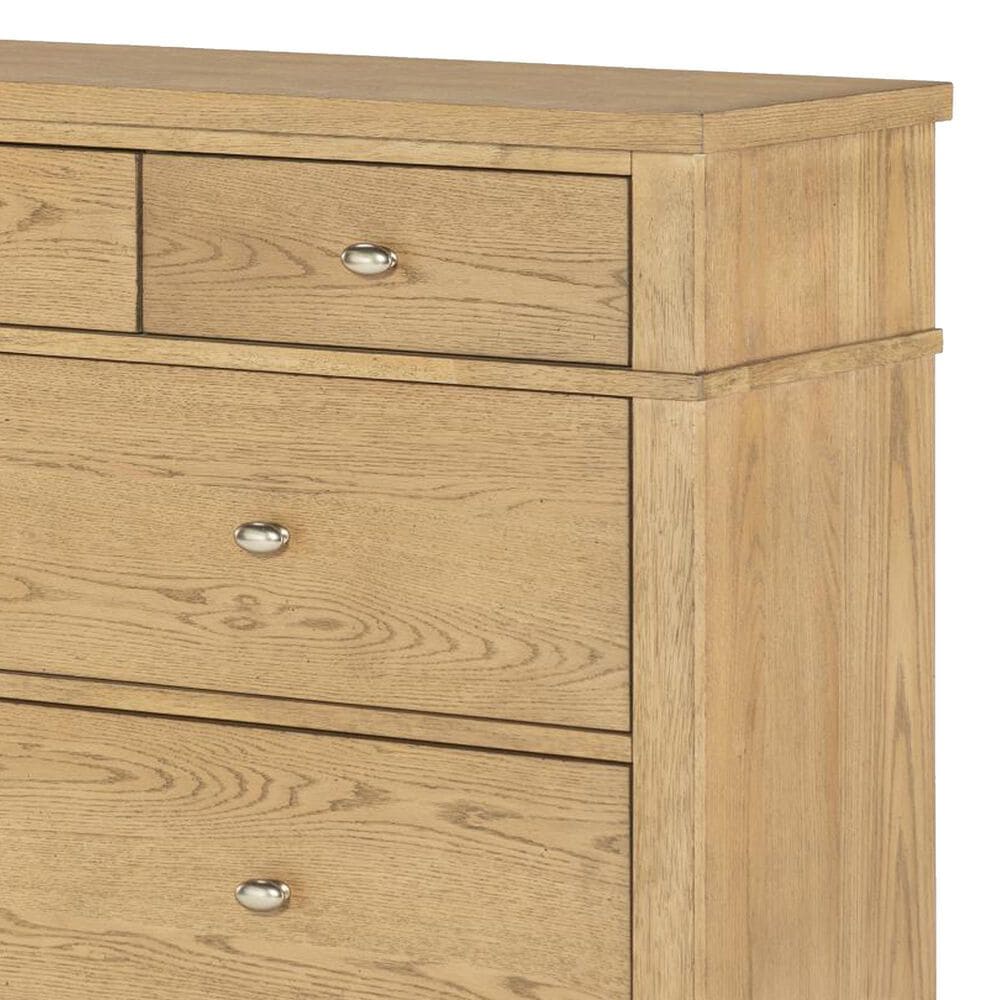 St Claire Home Today's Traditions 7 Drawer Dresser and Mirror in Natural Hickory, , large