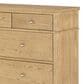 St Claire Home Today"s Traditions 7 Drawer Dresser and Mirror in Natural Hickory, , large
