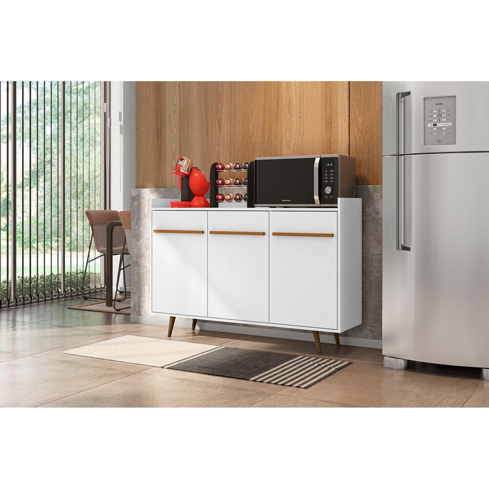 Dayton Bradley 53.54&quot; Buffet Stand in White, , large