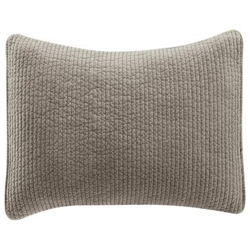 HiEnd Accents Taupe Standard Velvet Sham, , large