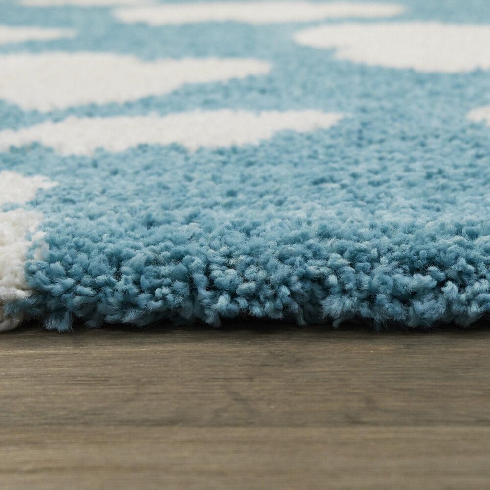 Balta Rugs Clouds 5&#39;3&quot; x 7&#39; Blue Kids Area Rug, , large