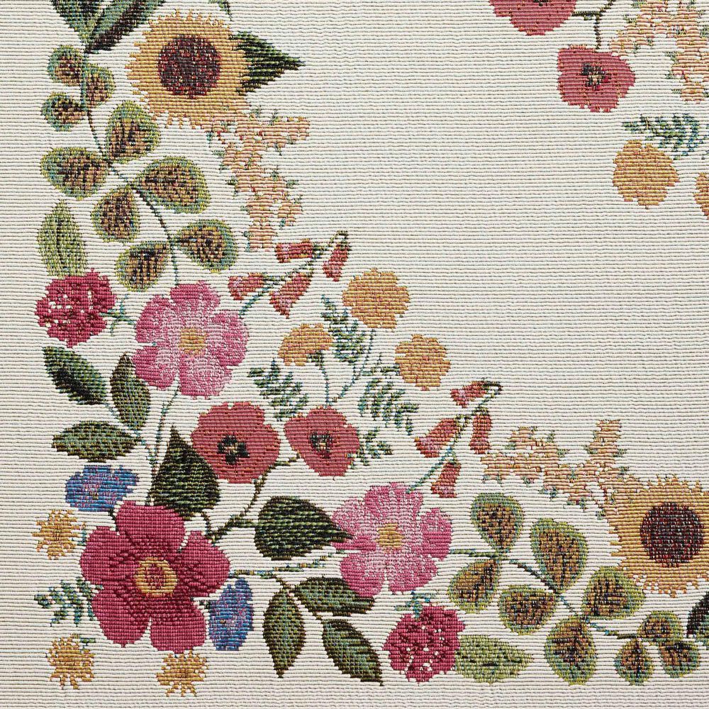 Rifle Paper Co. x Loloi Perennial Blossom 2&#39;5&quot; x 5&#39;6&quot; Cream Runner, , large