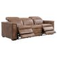 Bernhardt Lioni Power Reclining Sofa with Power Headrest in Brown, , large