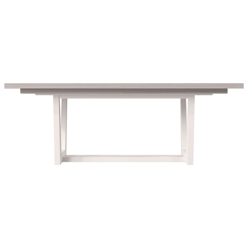 Bernhardt Stratum Dining Table in Mist, Fossil and Polished Nickel - Table Only, , large