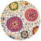 Safavieh Monaco MNC233A-5R 5" Round Ivory/Multi Area Rug, , large