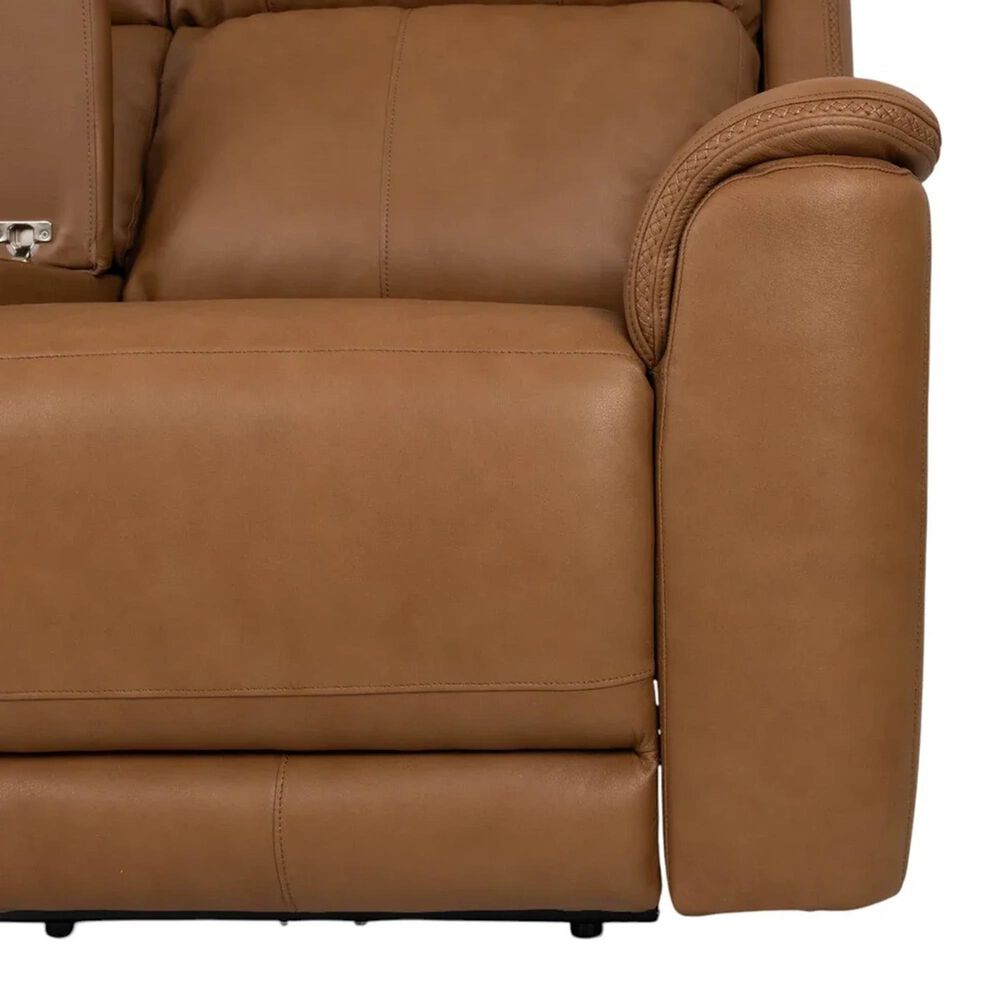 Mayberry Hill Mustang Power Reclining Loveseat in Aline Butternut, , large