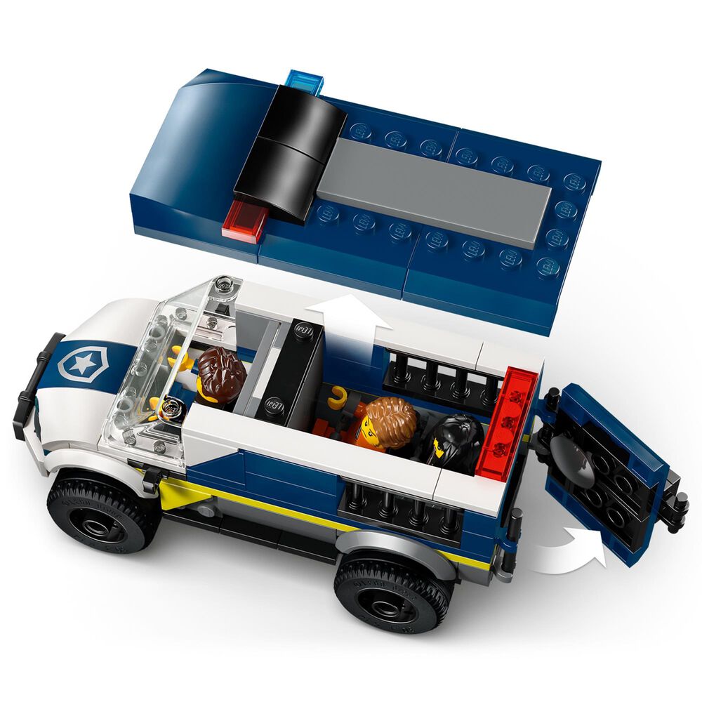 LEGO City Police Prisoner Transport Van Building Set, , large