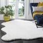 Safavieh Sheep Shag SSG101B 5" x 8" Ivory Area Rug, , large