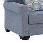 Ashley Carissa Manor Stationary Queen Sofa Sleeper in Denim, , large
