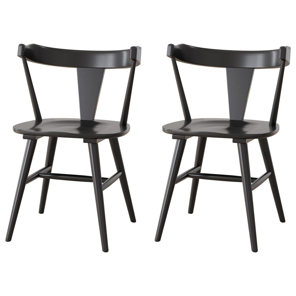 Ashley Gretlynn Dining Chair Set of 2 in Black, , large