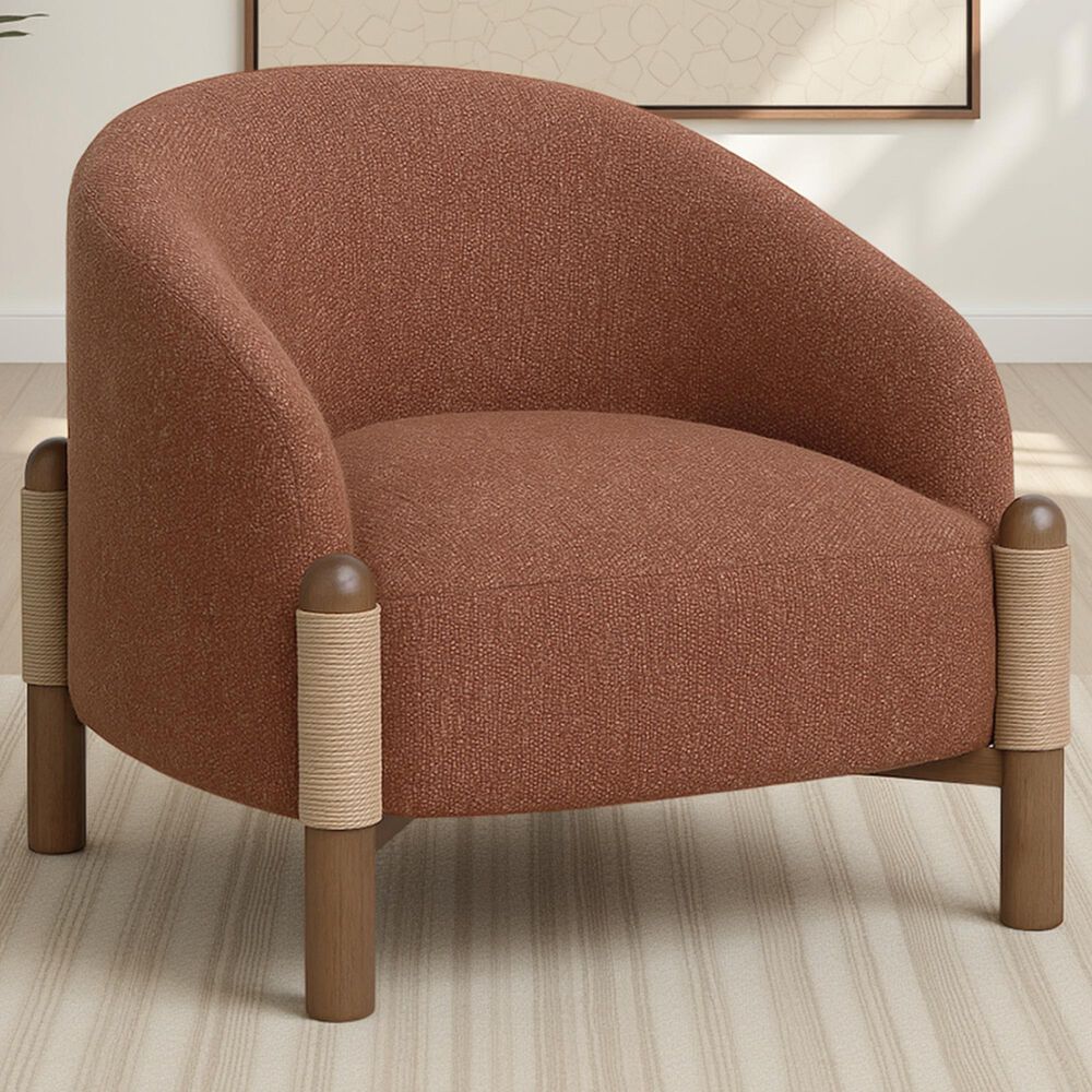Blue River Stormy Accent Chair in Salted Rust, , large