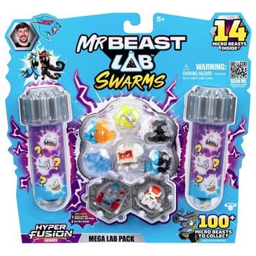 Mr. Beast Lab Swarms Mega Lab Series 3 with 14 Micro Beasts Assorted Figures - Steel Slushee in Multicolor, , large