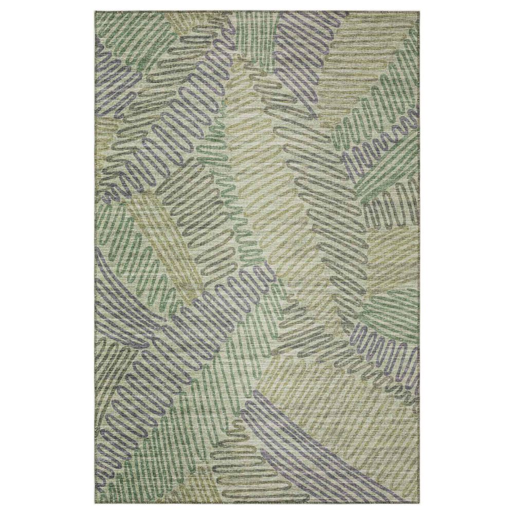 Dalyn Rug Company Sedona Floral 2"3" x 12" Moss Indoor/Outdoor Performance Runner, , large