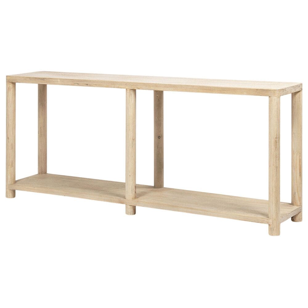 Jennifer Taylor Home Milo Console Table in Light Natural Cerused, , large