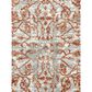 Amer Rugs Alpine 7"10" Round Orange and Gray Area Rug, , large
