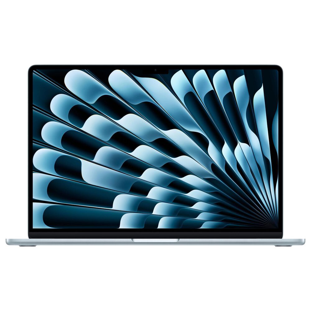 Apple MacBook Air 15.3&quot; Laptop - Apple M4 chip 10-core CPU - 24GB RAM - 10-core GPU - 512GB SSD in Sky Blue with 3-Year AppleCare+, , large