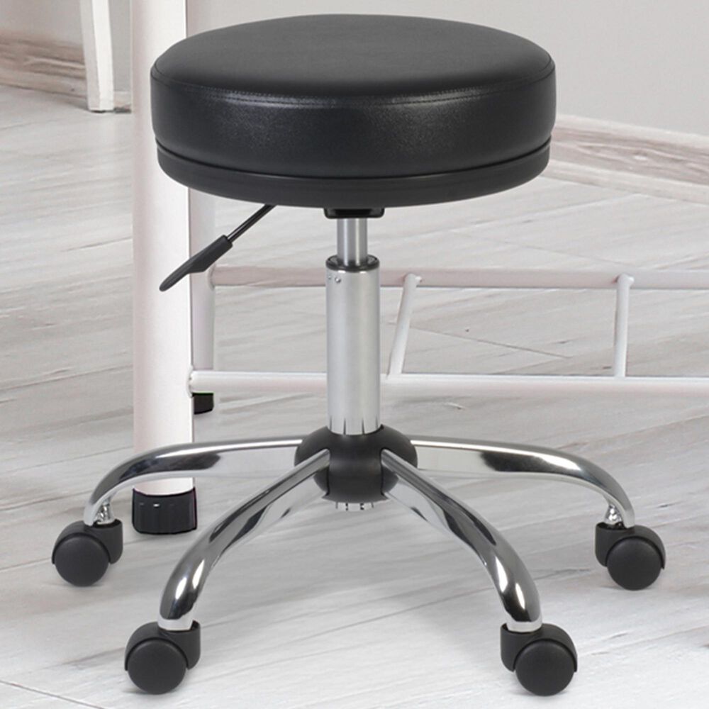 Regency Global Sourcing ComfortCare Armless Medical Stool in Black, , large