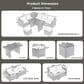 HOMLUX 6-Piece Outdoor Conversation Set with Storage Box in Beige, , large