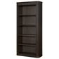 Wycliff Bay Tulane 76" Open Bookcase In Dark Chocolate, , large